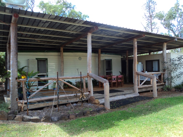 The Cabin patio