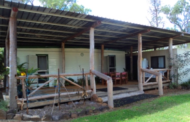 Cabin patio